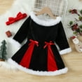 thumbnail image 2 of JLMSPLWG Toddler Christmas Dress Christmas Tween Christmas Kids Girl Holiday Dress New Born Christmas Baby Girl Outfit 24 Month Girl Clothes Toddler, Black 2-3 Years, 2 of 8
