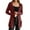 Wine, variant on UJNDER Women's Long Sleeve Solid Color Knit Cardigan Mid Length Open Front Sweater Coat with Pockets for Fall Winter Casual Outfits Brick Red XL