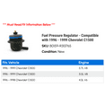 thumbnail image 2 of Fuel Pressure Regulator - Compatible with 1996 - 1999 Chevy C1500 1997 1998, 2 of 2
