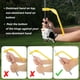 thumbnail image 5 of Herramienta de corrección del swing de golf Uxcell para principiantes, ayuda de entrenamiento de postura en movimiento, negra, 5 of 7