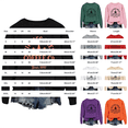 thumbnail image 2 of MVRLSH Women's Sweatshirt V-Neck Brew Coffee Pumpkin Graphic Long Sleeve Pullover - XXL, 2 of 3