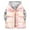 Pink, variant on Kiijoy Toddler Boys Winter Puffer Vest Warm Stand-Up Collar Sleeveless Jacket, Sizes 2-3