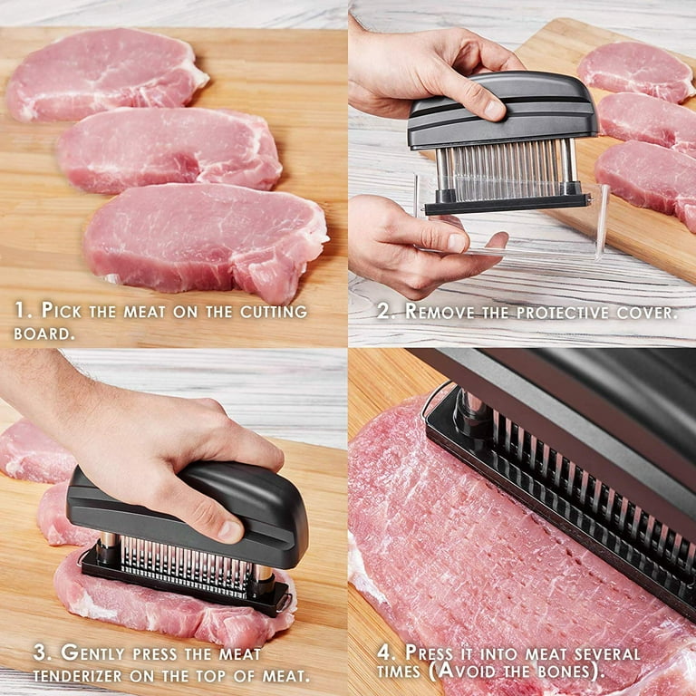 Meat Tenderizer, Tenderizer Tool, Spikes Blades, Kitchen Tools