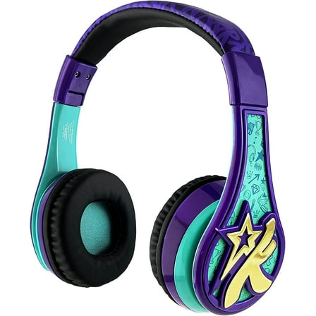 ekids Karmas World Bluetooth Headphones for Kids, Wireless Headphones with Microphone