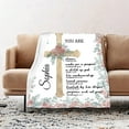 thumbnail image 2 of Tree Healing Scripture Bible Verse Fleece Throw Sympathy Prayer Blanket Religious Christian Inspirational Gifts for Women Friends - 40''x50'', 2 of 5