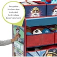 Delta Children PAW Patrol Deluxe 9 Bin Toy Organizer, Kids Big Box