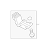 Genuine OE Acura Buckle End - 04866-TZ5-A80ZA