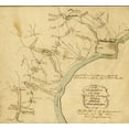 thumbnail image 2 of Vintage Maps 16x15 White Modern Wood Framed Museum Art Print Titled - Progress of the army from their landing till taking possession of Philadelphia 1777, 2 of 4