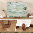 thumbnail image 4 of Wooden Plate Holder Display Stand, 3 Pack 6 Inch Decorative Picture Frame Photo Stand for Decorative Plaque Easels Stand, 4 of 6