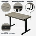 thumbnail image 6 of 48" K305 Electric Height Adjustable Standing Desk, Grey Oak, 6 of 7