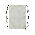 thumbnail image 3 of Liberty Bags - Zippered Drawstring Backpack - 8888 - White - Size: One Size, 3 of 3