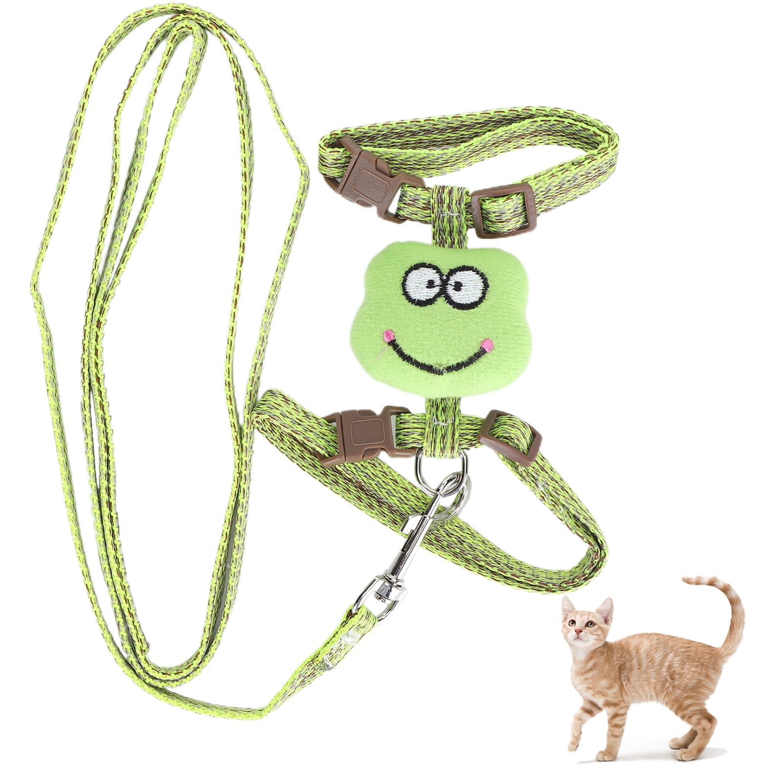 cat harness green