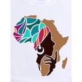 thumbnail image 4 of Camiseta deportiva con estampado de retrato para mujer, manga corta, cuello redondo, informal, para entrenamiento, ropa deportiva para mujer, camiseta deportiva de ocio., 4 of 7