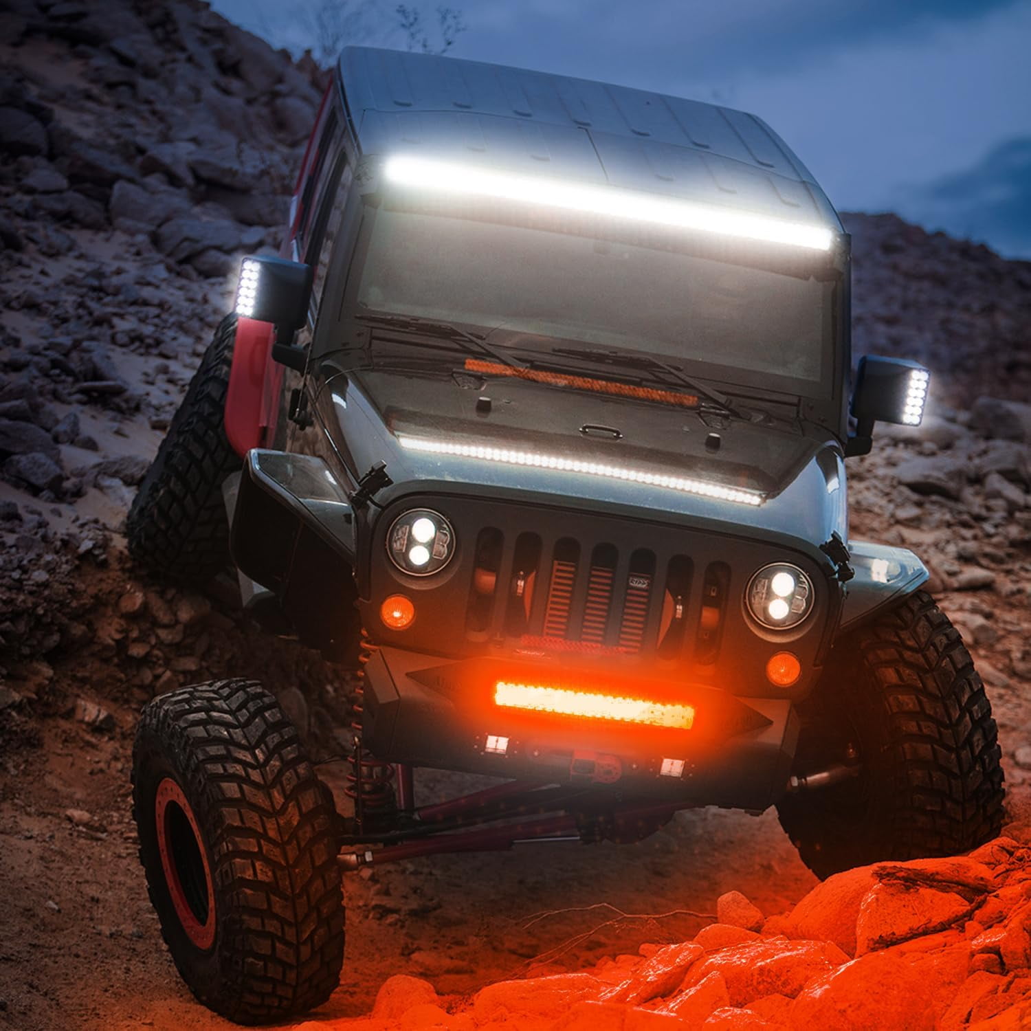 Nilight 12 Inch 240W LED Light Bar Spot & Flood Combo for Offroad Vehicles