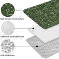 thumbnail image 5 of Math Equations Molecule Icons Green Pattern Bathroom Rugs Sets 3 Piece,Toilet Cover Set,Absorbent Non Slip Bathroom Mats Sets with U-Shaped Contour Rug Toilet Rug Set, 5 of 5