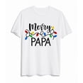 thumbnail image 3 of Ropa a juego para la familia con Feliz Navidad, trajes de fiesta, tops, mono de bebé, camiseta con look para papá, mamá, hija e hijo, camiseta festiva, 3 of 5