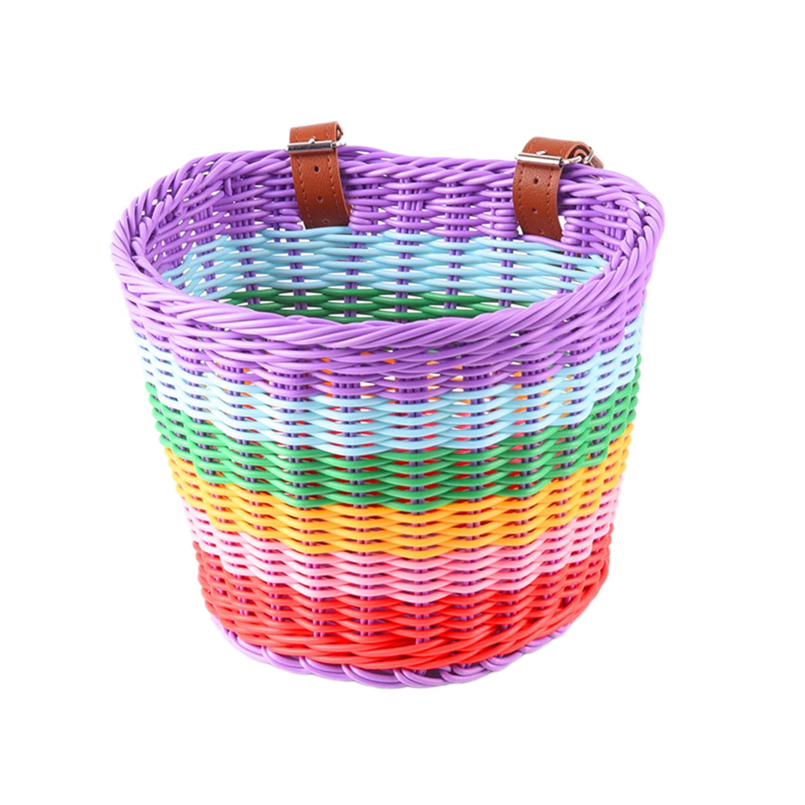 Jaffzora Kids Bike Basket, Front Frame Handlebar Bag For Toddler Scooter Tricycle Bicycle, Cute Small Fabric Bicycle Basket For Boys & Girls, Blue - View #5