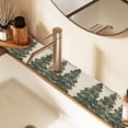 thumbnail image 2 of Yayeee Faucet Mat for Kitchen Sink 14.7" Diatomite Long Splash Guard Pad, Christmas Stars, 2 of 7