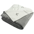 thumbnail image 2 of SAFAVIEH Ella Knit Elephant Patterns Throw, 50" x 60", Light Grey/Ivory, 2 of 2