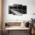 thumbnail image 3 of Elephant Stock Play The Piano Wall Art - Horizontal Multi Panel Canvas - Living Room Wall Decor - Music Multi Panel - Gray And Black Decor - 43" x 27", 3 of 8