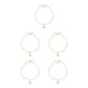 thumbnail image 1 of Tobillera para niña Sonducket dorado 5Conjunto aleación estrella de mar, 1 of 6