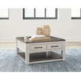 thumbnail image 2 of Signature Design by Ashley Darborn Lift-Top Coffee Table, Gray & Brown, 2 of 9