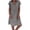 Grey, variant on Casual Dresses for Women Ladies Plus Size Casual T-Shirt Style Dress Vestido for Summer Comfortable Linen Fabric Summer Dresses for Women Grass green M