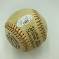 thumbnail image 4 of Hank Aaron Signed 1970's Official American League Macphail Baseball JSA COA, 4 of 7