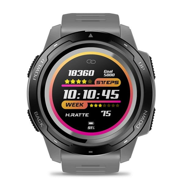Zeblaze VIBE 5 Smart Watch Female Male Smart Bracelet Digital Watch IPS Color Screen 240 240 Pixel Resolution IP67 Waterproof Shake Snapshot Heart Rate Sleep Monitor All Day Activities Track Walmart.c...