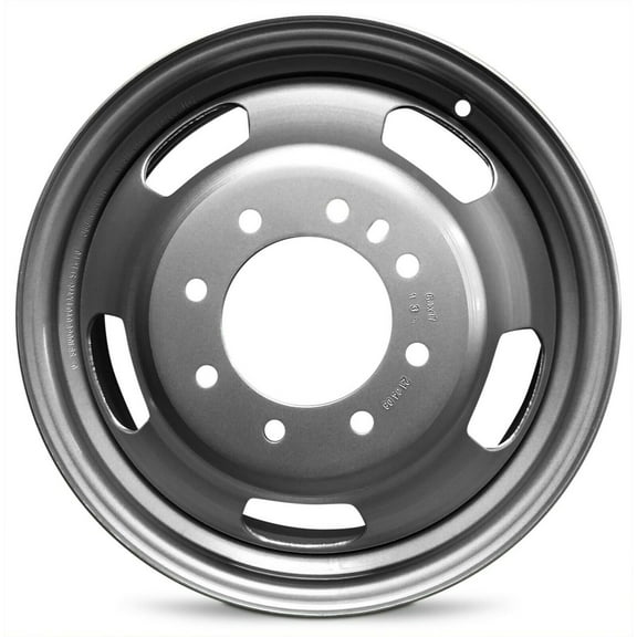 New Wheel for 2003-2018 Dodge Ram 3500 17 Inch Silver Steel Rim Fits R17 Tire