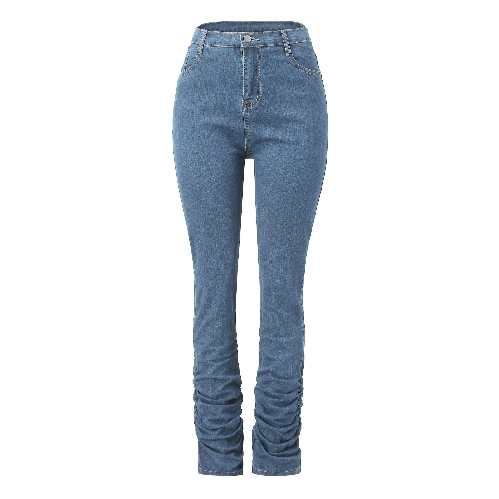 Buy High Star Women Blue Super Slim Fit Mid Rise Clean Look Stretchable  Jeans - Jeans for Women 13265558 | Myntra