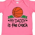 thumbnail image 4 of Inktastic Basketball My Daddy is the Coach Boys or Girls Baby Bodysuit, 4 of 5