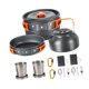 thumbnail image 5 of Kit de utensilios de cocina para acampar, sartén, cocina portátil versátil con bolsa de transporte Naranja, 5 of 8