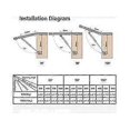 thumbnail image 3 of 4PCS Gas Struts 153N Hydraulic Cabinet Cylinder Spring Gas Shock Absorbers, 3 of 5