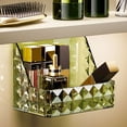 thumbnail image 3 of Naiovety Organizador Cosmético Mano De Obra Exquisita Y Baños Pequeños Fuerte Capacidad De Carga PET Almacenamiento y organización del hogar Verde negruzco, 3 of 6