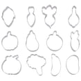 thumbnail image 1 of NUOLUX 12Pcs Lovely Stainless Steel Baking Molds for Baking Enthusiasts and Diy Projects, 1 of 7