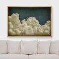 thumbnail image 2 of HFDF Canvas Prt Wall Art Vtage Lone Cloud Classic Mimalist Sky and Cloud Design Illustrations Fe Art Decorative Zen Multicolor Country/Farmhouse Retro for Bedroom - Natural 24x20inch Framed, 2 of 6