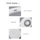 thumbnail image 5 of Ventilador Cuello Sin Aspas Cómodo Plegable Con Banda para El Exteriores () Blanco, 5 of 9
