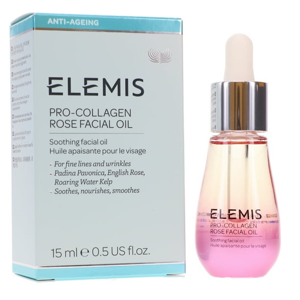 Elemis Elemis Pro Collagen Rose Facial Oil 0 5 Oz Walmart Com Walmart Com