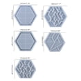 thumbnail image 4 of Hexagonal Tangram Rompecabezas Molde De Silicona Decoración Del Hogar Molde Para Hacer Dulces Pasteles Chocolates sonducket HA044180-04, 4 of 6