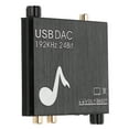 thumbnail image 1 of Audio Converter, 24 Bit DAC Audio Converter Optical To Stereo L/R  Durable 3.5mm Jack  For  For Laptop For PS3 For, 1 of 8