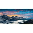 thumbnail image 4 of Mountain Piggy Bank, Alpine Scenery Foggy Italian Natural Park Vivid Sky Above Clouds Photography, Ceramic Coin Bank Money Box for Cash Saving, 3.6" X 3.2", Black White Blue, by Ambesonne, 4 of 4