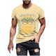 thumbnail image 1 of Camisetas de Manga Corta para Hombre Imprimir Deportes de Manga Corta Cuello Redondo Blusa Algodón Poliéster, Nueva Moda Casual Camiseta para Hombres, 1 of 1