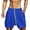 Blue, variant on WREESH Men's Athletic Shorts Gym Workout Shorts Sports Running Shorts Outdoor Training Shorts Solid Summer Shorts with Pocket Orange
