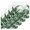 White, variant on Palm Leaves Tropical Kitchen Dish Towels for Drying Dishes Set of 4, Green Botanical Summer Linen Waffle Weave Microfiber Hand Tea Bathroom Towels Quick Dry & Absorbent Towel 15.7x23.6