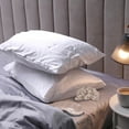 thumbnail image 1 of Swift Home 6-Piece Satin Pillowcase Gift Set with Eye Mask and Scrunchies, White, 1 of 5