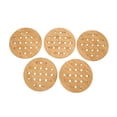 thumbnail image 3 of Bambú 5 Uds. Tapete De Bambú Para Mesa, Salvamanteles De Bambú, Tapete Para Olla, Resistente Al Calor Para Platos Calientes, Olla, Tazón, Tetera, 3 of 7