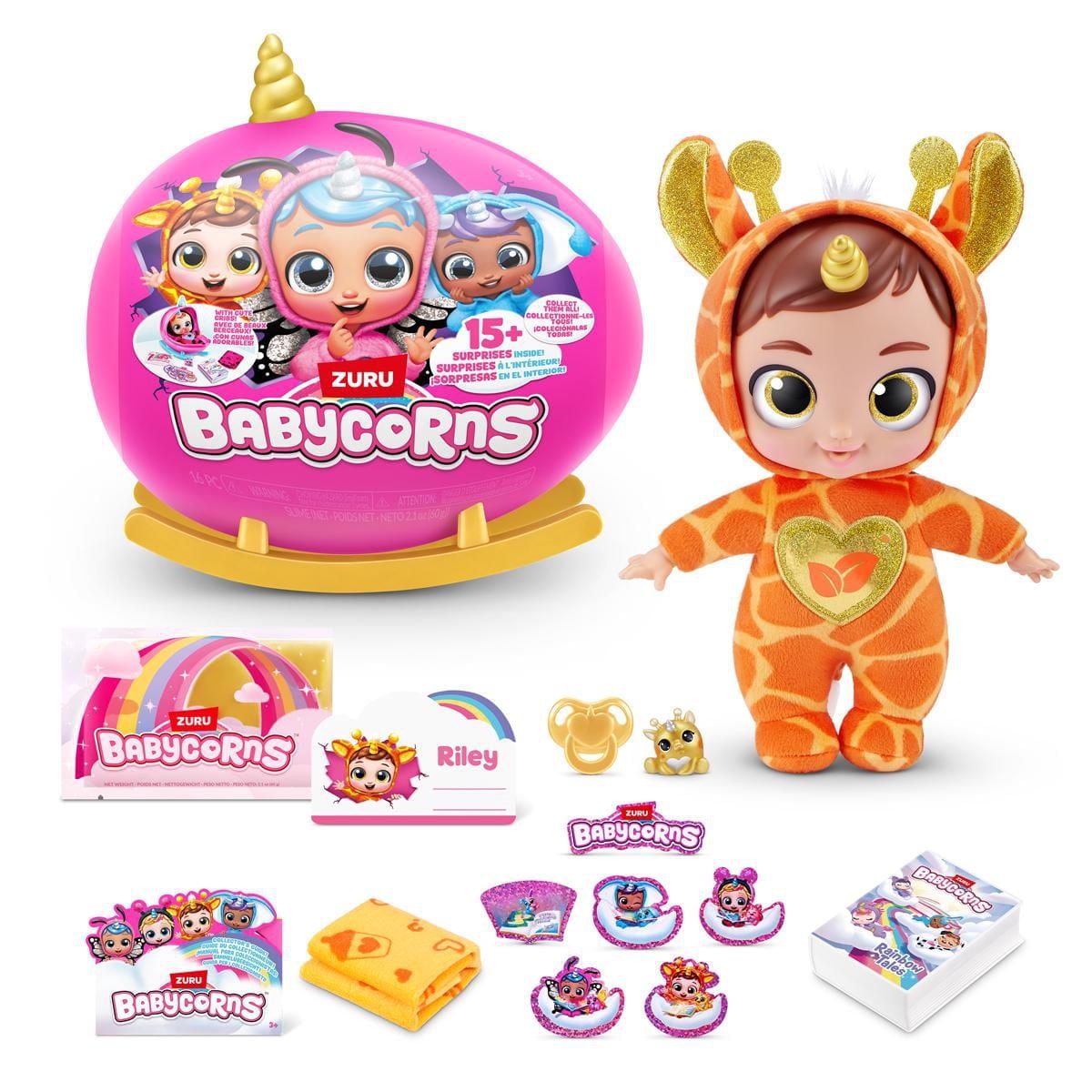 Babycorns série 1 petites de ZURU Surprise Déballage Doux Jouet