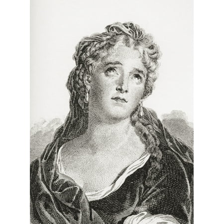 Adrienne Lecouvreur 1692- 1730 French Comedienne And Actress From Les Heures Libres Published 1908 Stretched Canvas - Ken Welsh  Design Pics (24 x