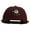 Wine, variant on Baseball Mascot Embroidered Unconstructed High Profile Cotton Flat Bill Cap - White OSFM